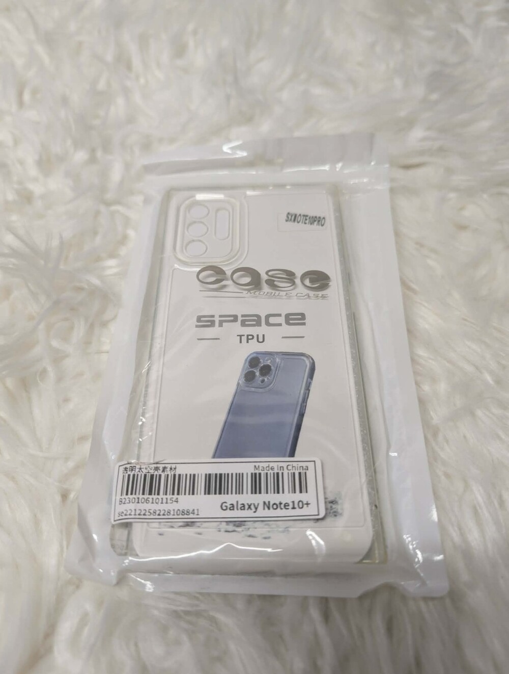 Samsung Clear Note 10+ TPU Space Case - Transparent